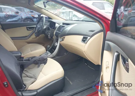 2012 Hyundai Elantra Gls (Ulsan Plant) from USA, damaged, VIN KMHDH4AE2CU384514